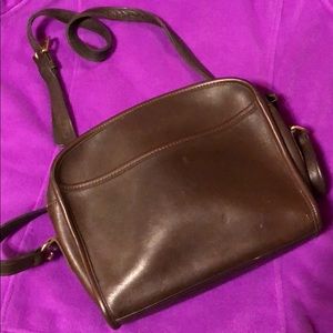 Vintage Leather Coach Crossbody